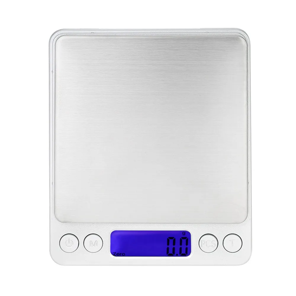 

Digital Kitchen Scale Digital Food Scale Kitchen Baking Scale LCD Backlight Display with 2 Tray for Home Travel 2000g/0.1g