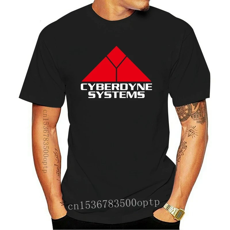

2021 новая футболка Skynet Cyberdyne Systems The Terminator, футболка с принтом персонажа фильма Harjuku, европейский размер, 100% хлопок, вырез под горло, футболка с ...