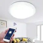 48 Вт WiFi светодиодный потолочный светильник плавное затемнение приложение управления потолочный светильник для гостиной столовой спальни