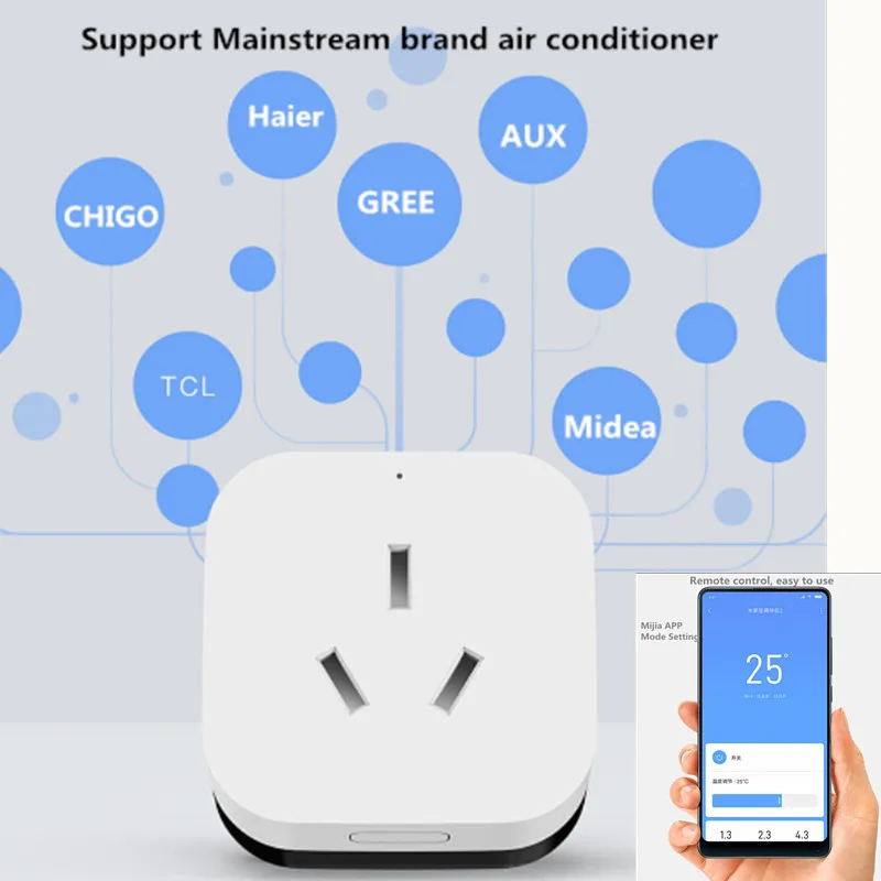 Xiaomi Mijia Air Conditioning Companion 2 Smart Home Socket Mi APP Remote Control For Sensors | Электроника