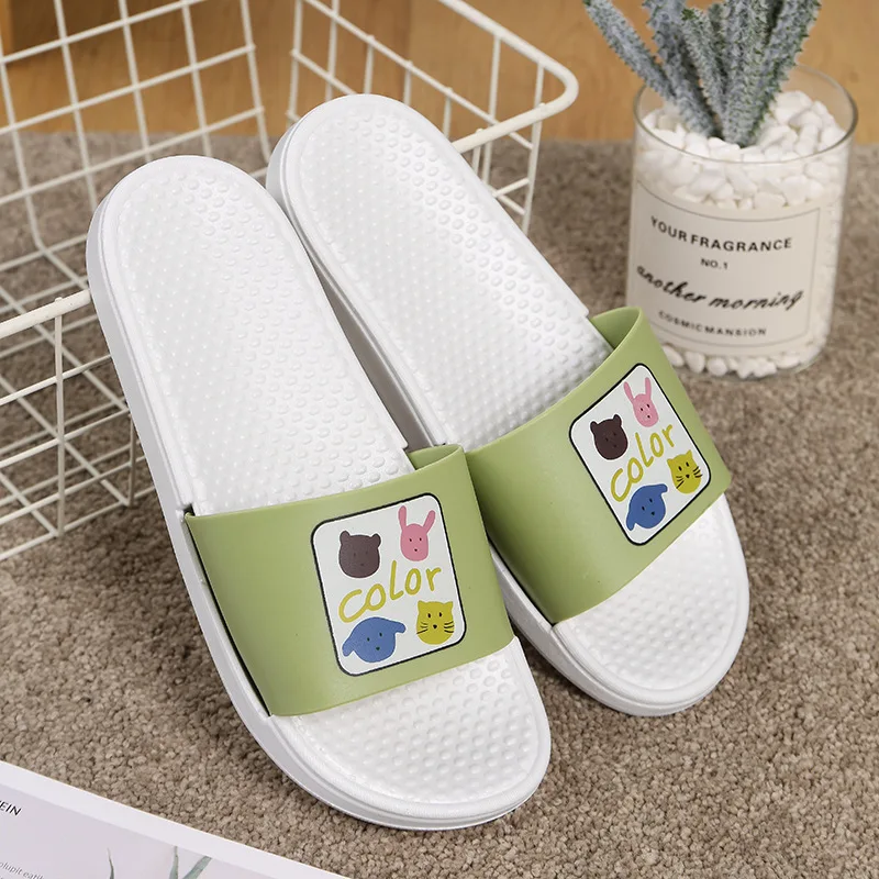 Bathroom Home Korean-Style Casual All-match Slippers Women Slippers Non-Slip  Womens Shoes  Slippers House  Home Shoes