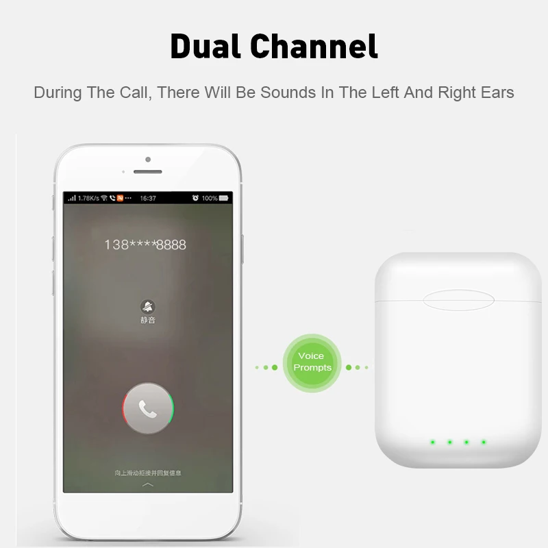 I88 TWS беспроводные наушники 1:1 Bluetooth 5 0 3D объемные басы Наушники для Xiaomi PK i10 i12 i30 i60