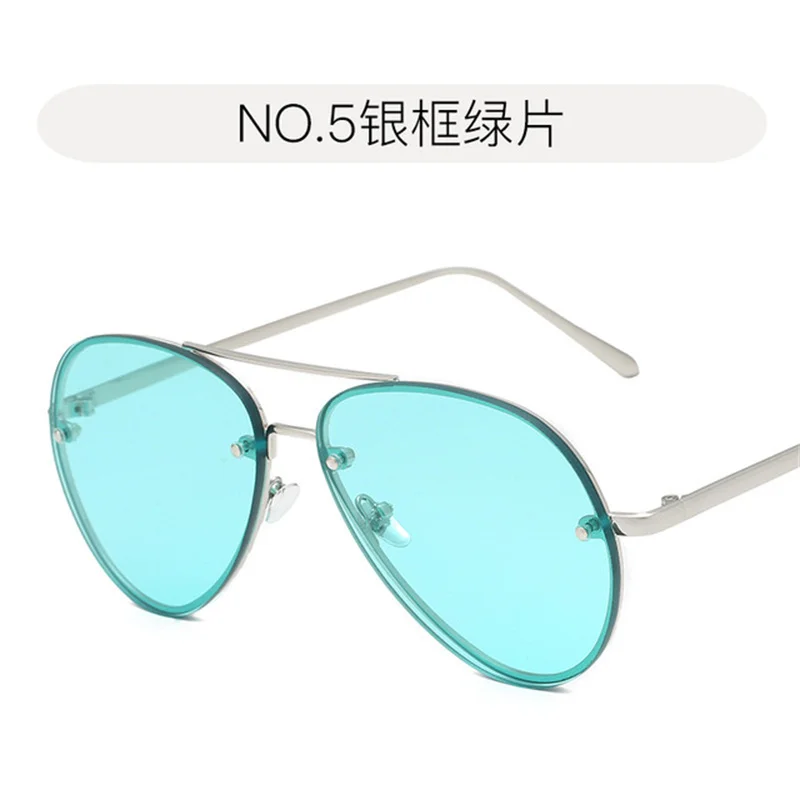 

New sunglasses European and American small frame goggles metal glasses ladies sunglasses