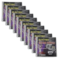 10sets alice electric guitar strings steel core nickel alloy wound 6 strings set a507l 010