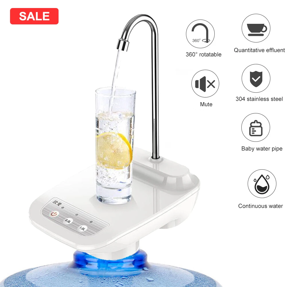 Электрический диспенсер для воды беспроводной портативный Автоматический