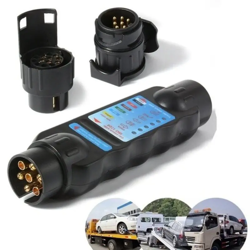 Универсальный автомобильный буксировочный трос прицеп 7 контактный Stopcontact Aansluiting