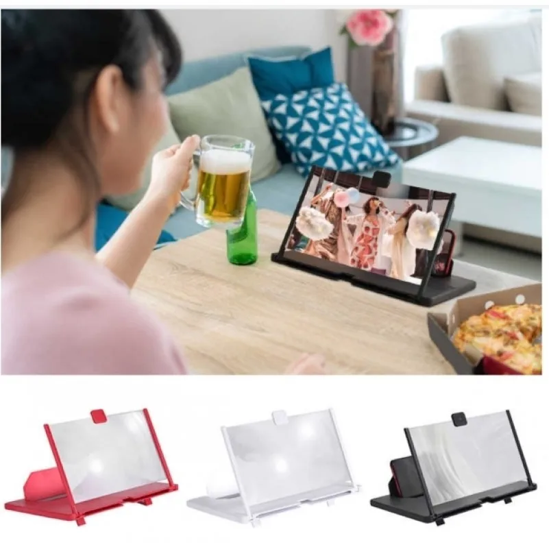 Увеличитель экрана 5D Mobile Phone Video Amplifier Enlarged Screen Magnifier для телефона 12 дюймов