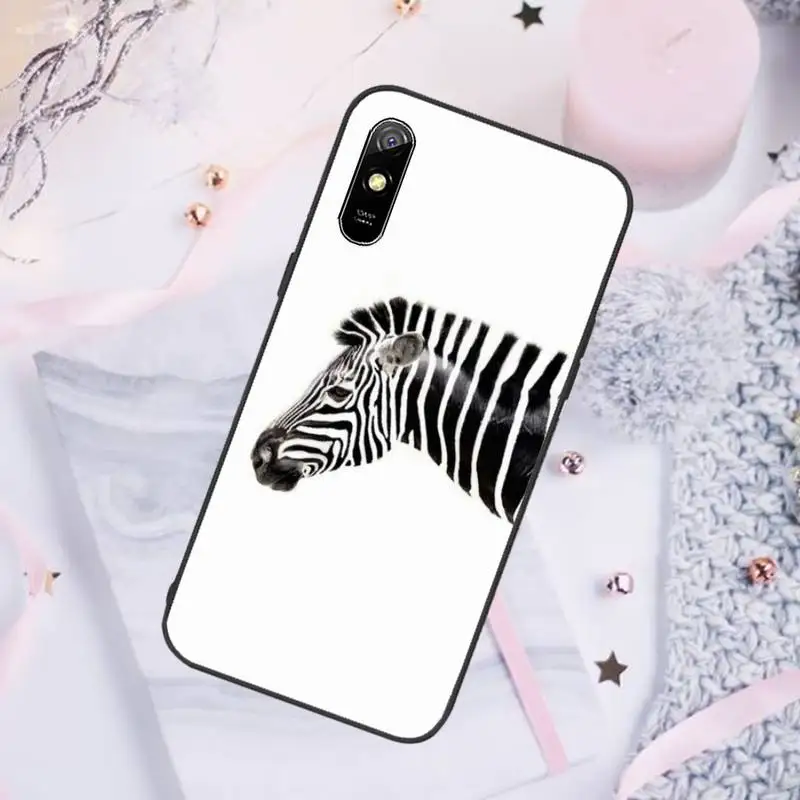 

Phone Case For Xiaomi Mi Redmi Note 7 8 9 pro 8T 9T 9S 9A 10 Lite pro Zebra stripes animal pattern