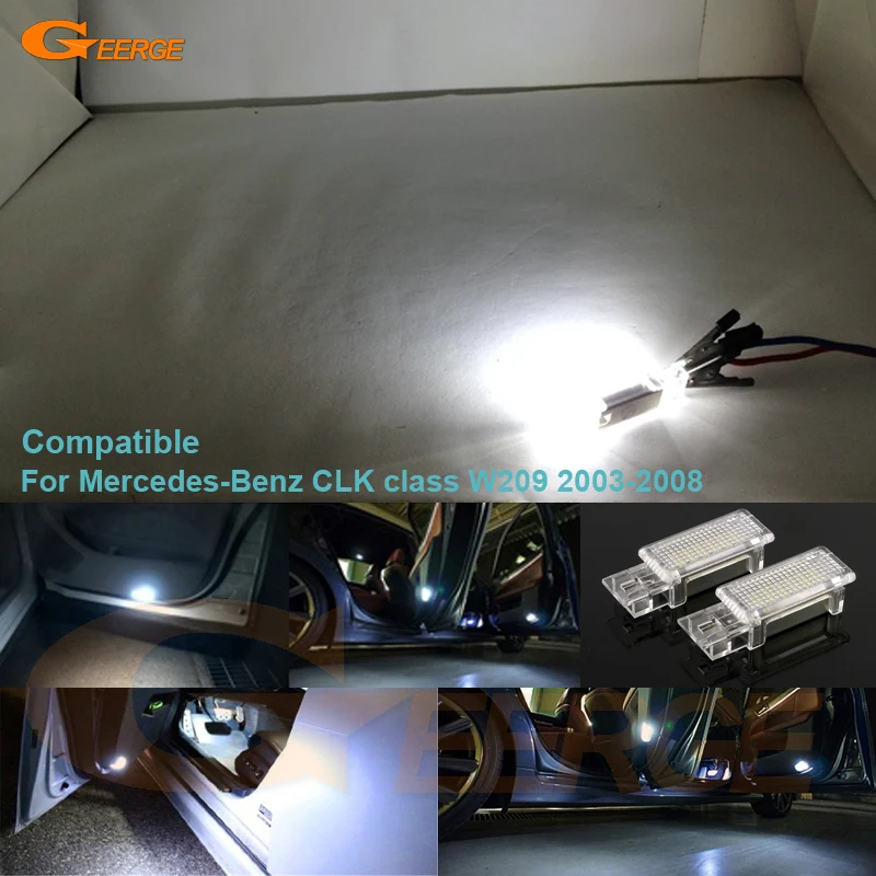 Для Mercedes-Benz CLK class W209 2003-2008 отличный ультра яркий Smd светодиодный дверной