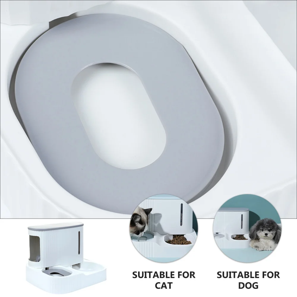 

Automatic Pet Feeder and Water Dispenser Self Dispensing Gravity Feeder