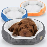 pet dog bed cashmere warming hot dog bed house soft dog lounger nest dog baskets fall winter plush kennel for cat puppy supplies