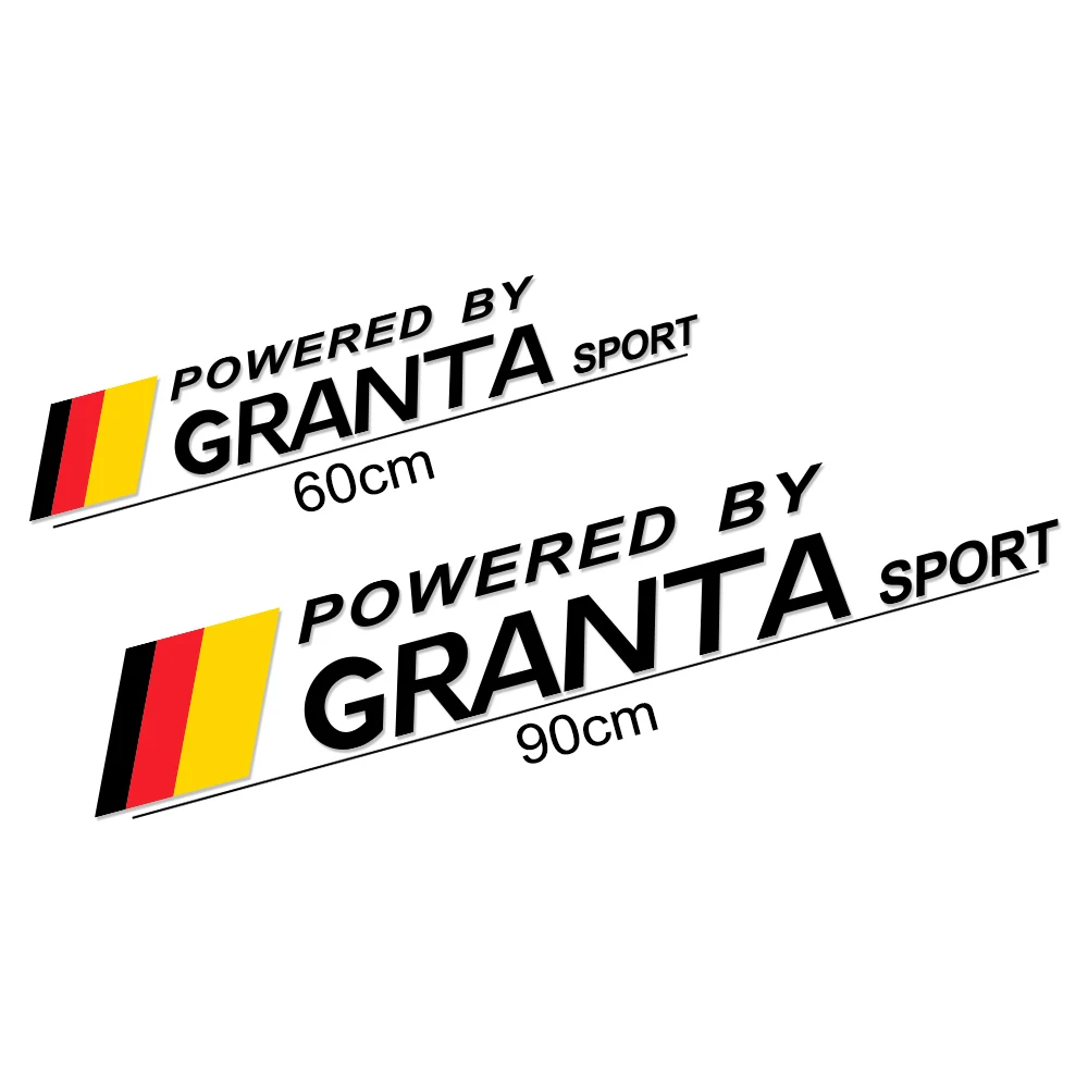 

2PCS Motor Sport Car Door Side Stickers Captivation Decal For Lada Granta Reflective Graphical Vinyl Auto Decoration Accessories