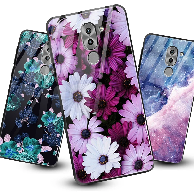 Закаленное Стекло чехол для Huawei Honor 6X 7A 7C Y6 Y9 2018 7X 8A 8X9 Lite 2019 Y7 премьер профессионал