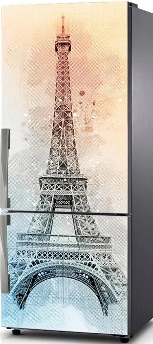 Коричневый 3D фрукты овощи самоклеющиеся посудомоечные машины Холодильник замораживание стикер детская художественная дверь холодильника обои-покрытие - Цвет: Коричневый