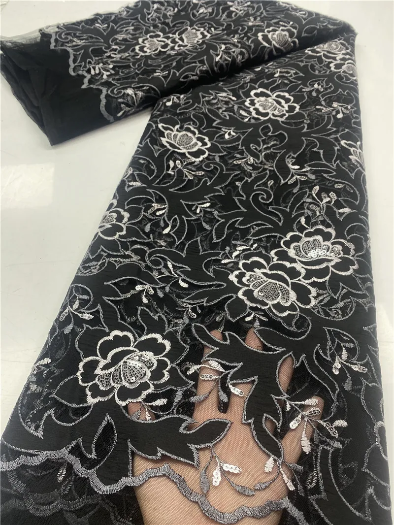 

Wine African Lace Fabric 2020 High Quality Lace French Lace Fabric Wedding Dress Nigerian Lace Fabrics Wedding Sewing YA3706B-3