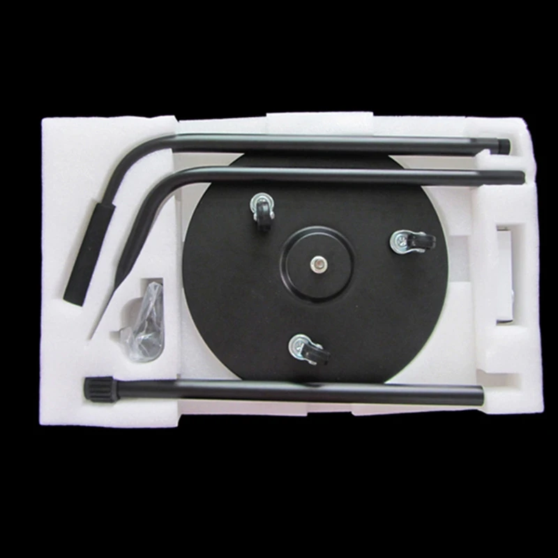 

Under Vehicle Inspection Mirror - 12-Inch Diameter Security Mirror with Wheels and LED Light