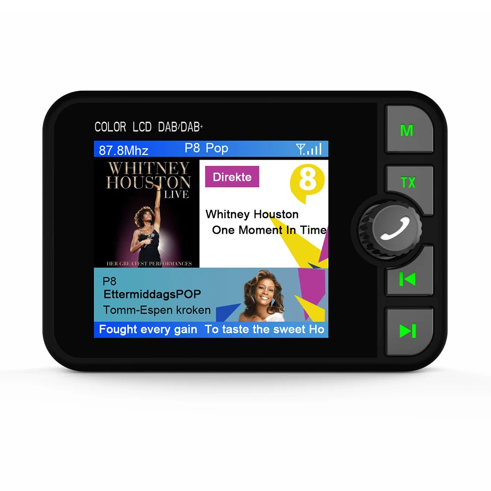 Цифровой радиоприемник Mini DAB Bluetooth MP3 музыкальный плеер FM передатчик адаптер