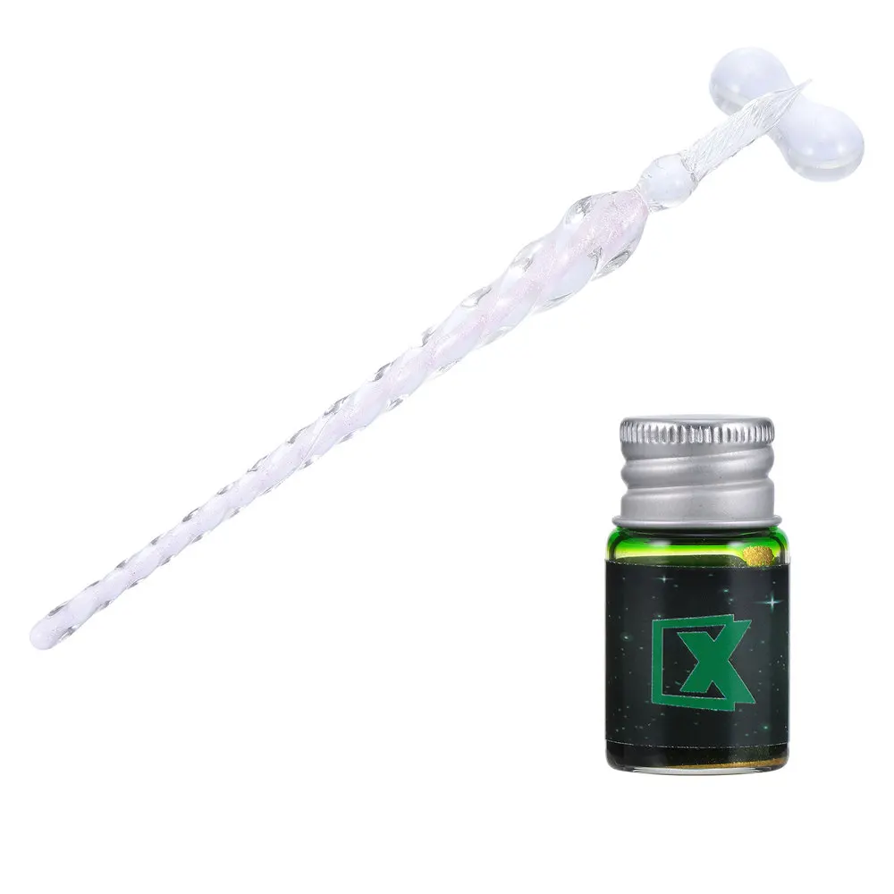 

1 Set Glass Dipped Pen Crystal Signature Pen Art Drawing Pen Art Supplies