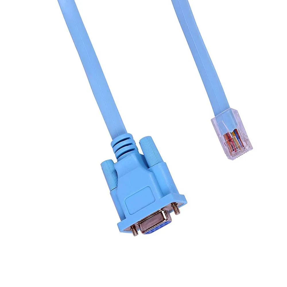 9-контактный кабель консоли Cisco DB9 с последовательным портом RS232 на штекер RJ45 Cat5