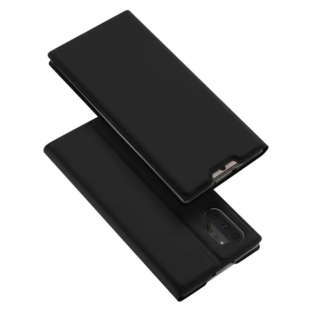 For Samsung Galaxy Note 10 Plus 5G Case High-Quality Flip Leather Cover Phone | Мобильные телефоны и аксессуары