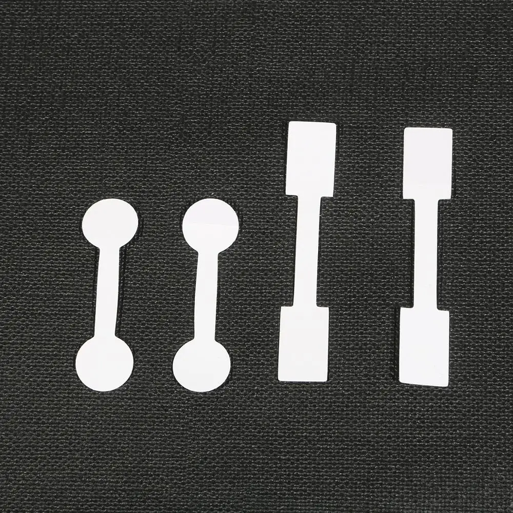 100PCS White Paper Jewelry Display Card Labels Ring Sticker Hangtag Blank Paper Price Tag Labels Packaging