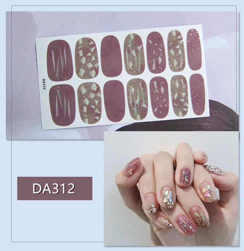 Lamemoria 1 Лист Лазерная Пленка Наклейки для дизайна ногтей блестящая переводная