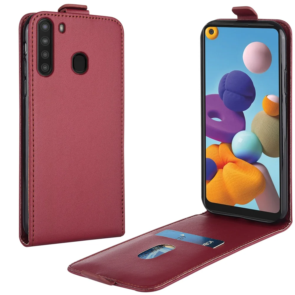 

Чехол-книжка для Samsung Galaxy A21, A215, женский кожаный чехол 6,5 дюйма для Samsung A21, A215, чехол для телефона