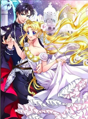 

Crystal Sailor Moon Japan Anime Canvas Painting Vintage Wall Picture Kraft Poster Coated Wall Stickers Home Decoration Gift