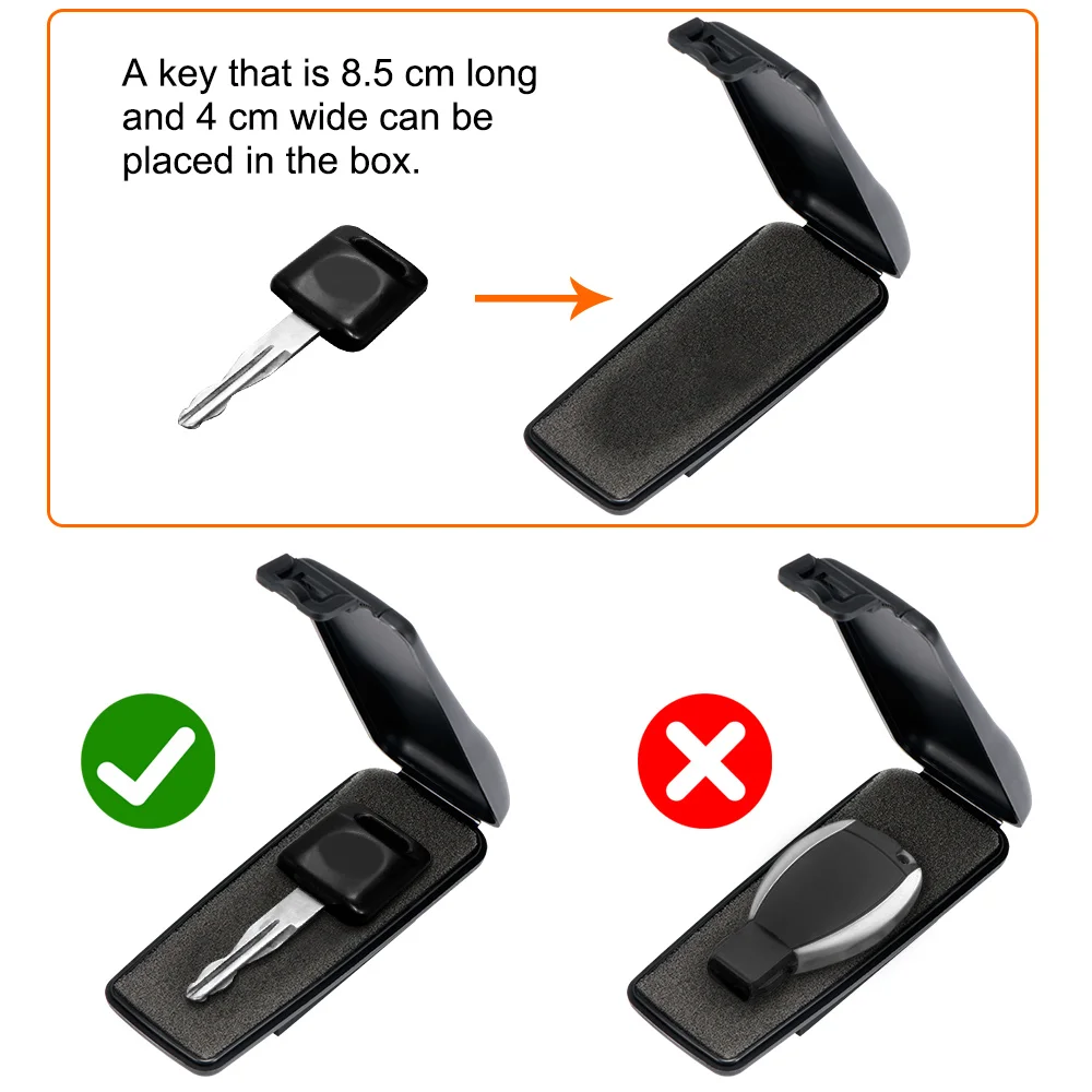 Магнитный держатель ключа автомобиля открытый сейф для хранения с магнитом дома