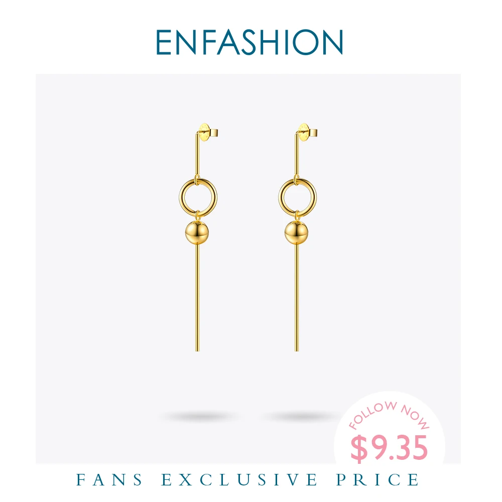 Женские серьги-подвески в горошек золотого цвета | Украшения и аксессуары