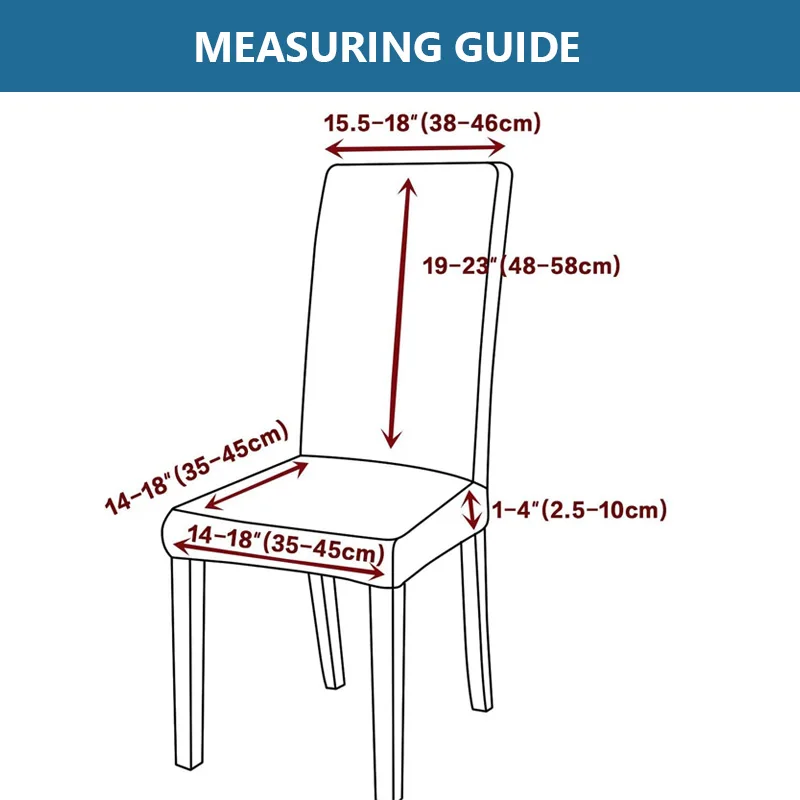 1/2/4/6/8 шт. дешевые чехлы на кресло стрейч для столовой чехол из спандекса кресла