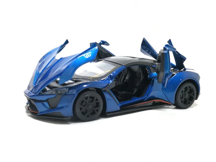 1:32 Lykan Hypersport модель автомобиля из сплава литой игрушечный автомобиль коллекция