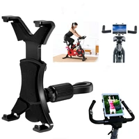 mount bracket gym treadmill bike handlebar clip stand sports adjustable tablet holder universal 7 11 inch for ipad 9 7 10 5 2018