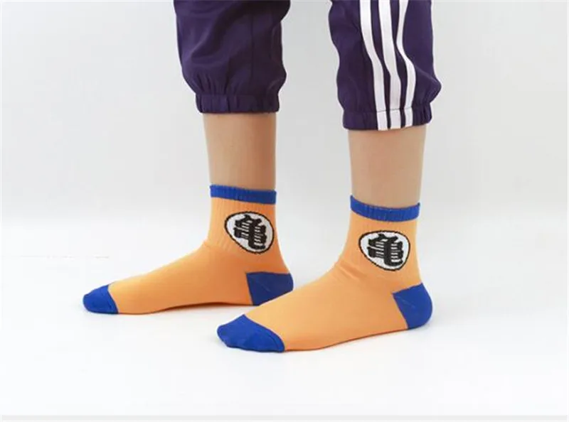 Носки унисекс из хлопка с аниме Драконий жемчуг Z 4 пары | Тематическая одежда и