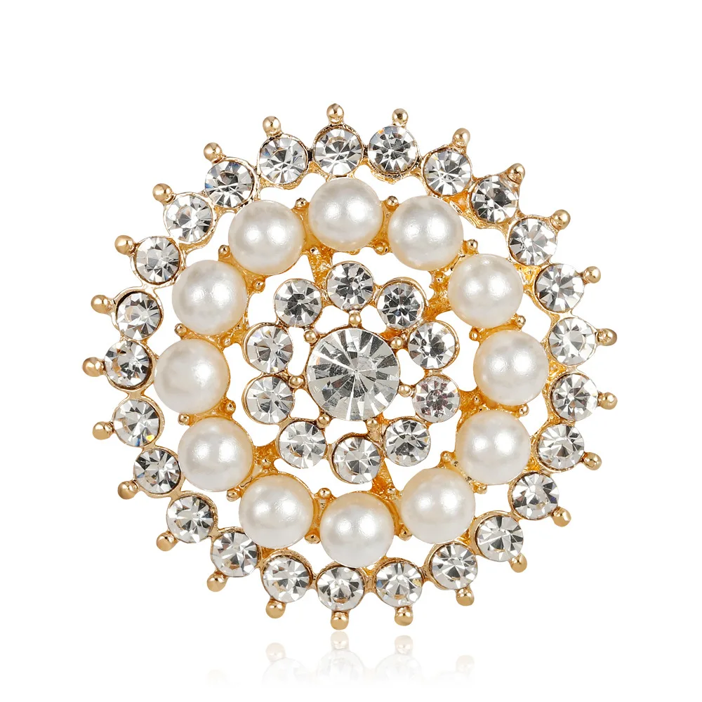 

Pearl Brooches Women Clothes Coat Decoration Sweater Cardigan Clip Brooch Jewelry for Women Girl