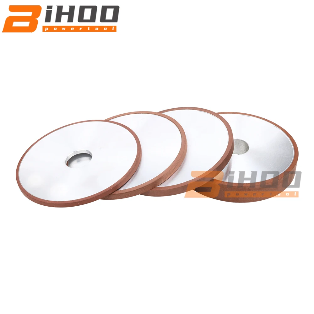 

180 мм параллельный алмазный шлифовальный круг, резиновый диск, шлифовальный станок, резак для фрезы, мощное абразивное фрезерование 150-400Grit