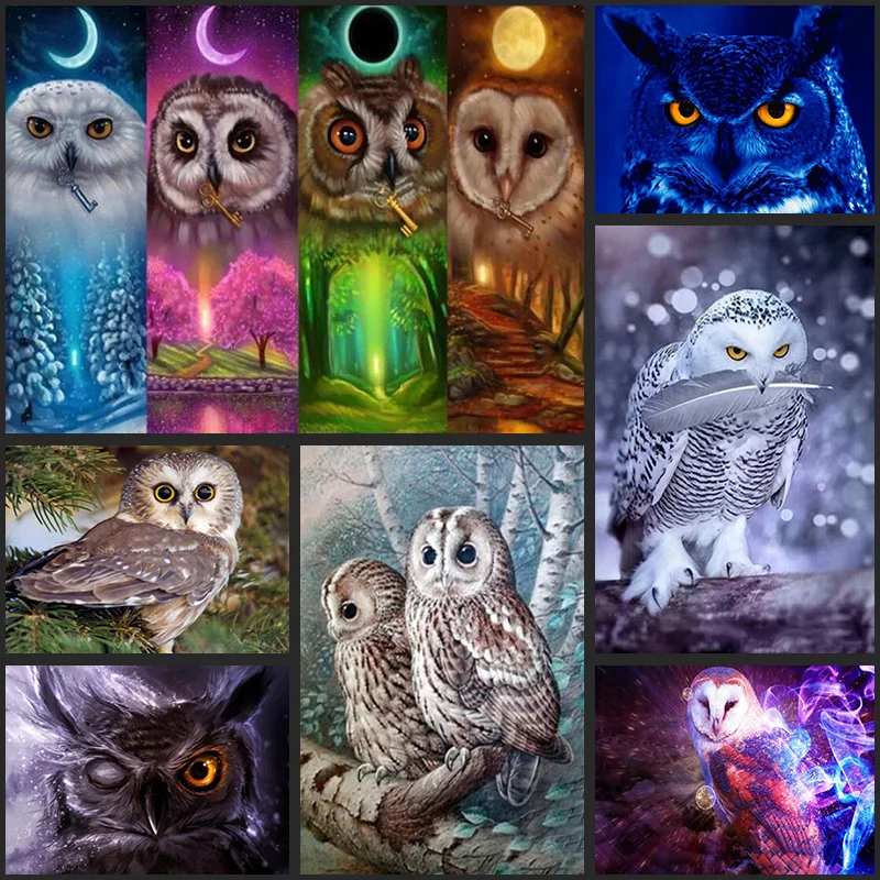 

5D DIY full Diamond Painting Painted Cartoon Animals Cats Mosaic Embroidery Animal Cross stitch Embroidery Crafts Decoration