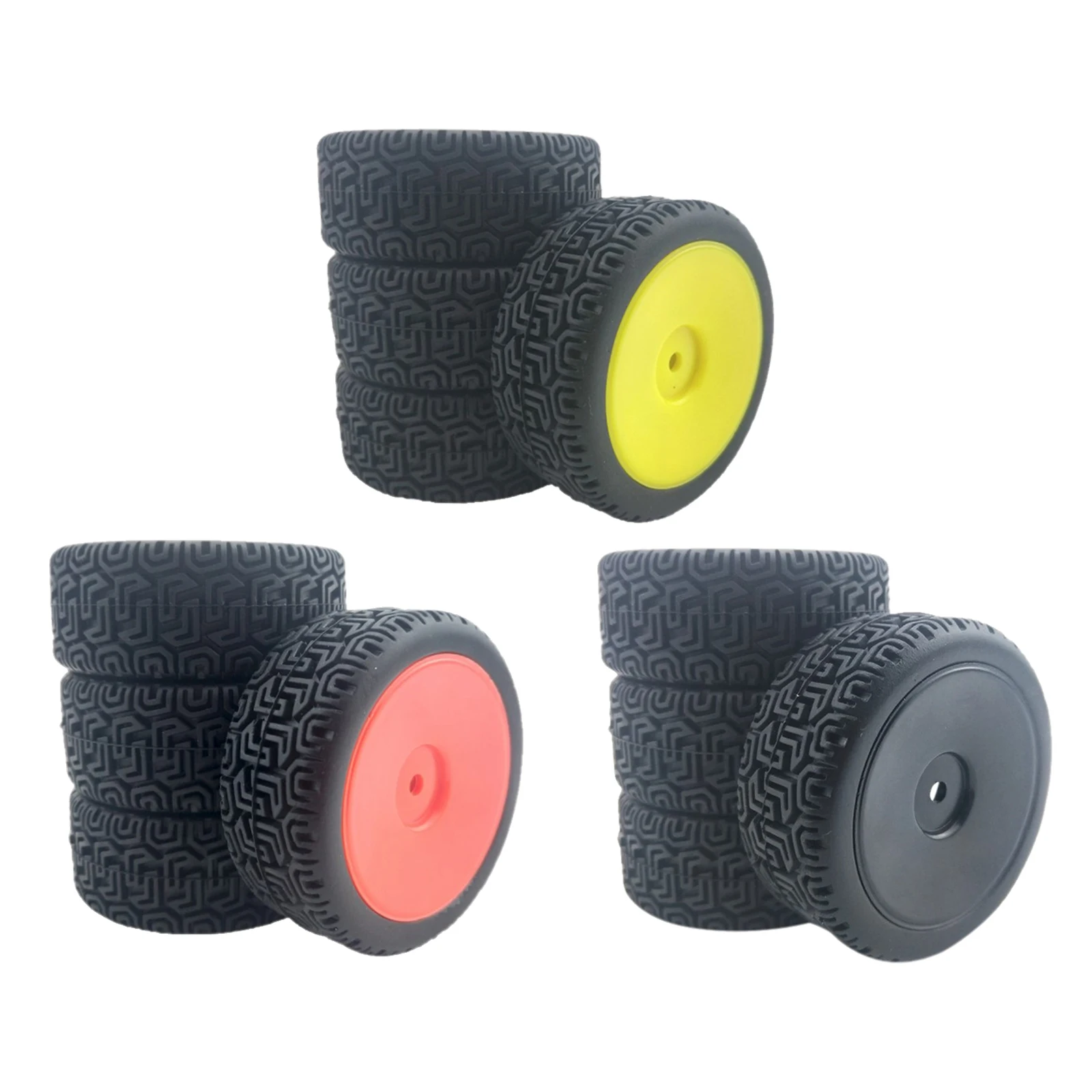 

4 шт., резиновые шины для WLtoys 144001 и 1:18 1:16 1:10