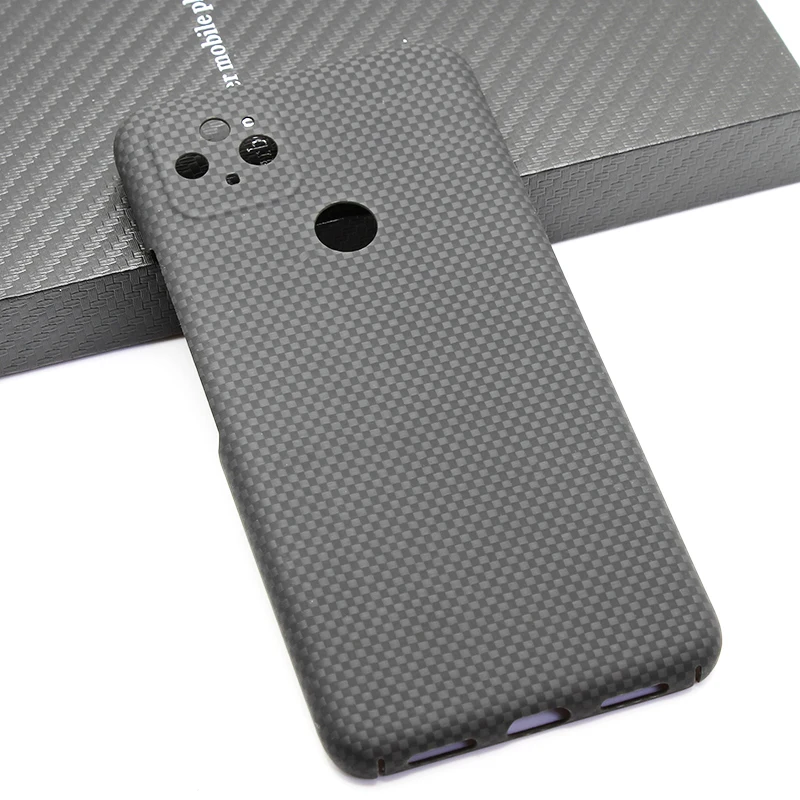 

iStore Carbon fiber phone case for Google Pixel 5 4A 5G Thin and light attributes Aramid fiber material shell