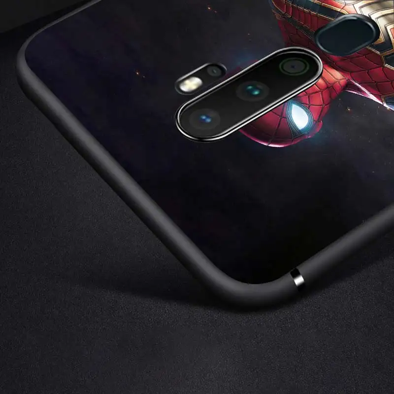 

Marvel Iron spider man for OPPO Reno A ACE 10 X Z00M Z 2 3 4 5 5K SE Z F Pro Plus 4G 5G TPU Black Phone Case
