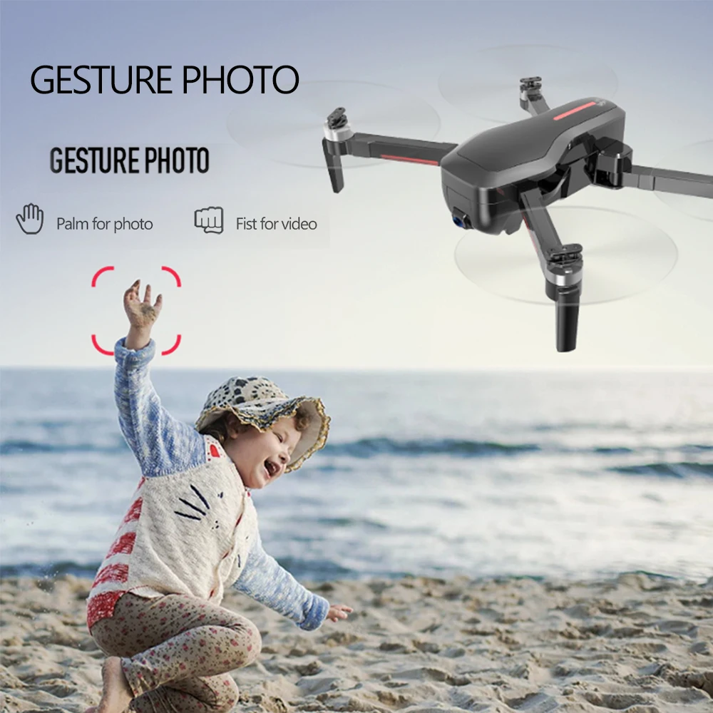 CSJ X7 мини Дрон с 4K камерой 5G Wifi GPS FPV Квадрокоптер складной Профессиональный RC