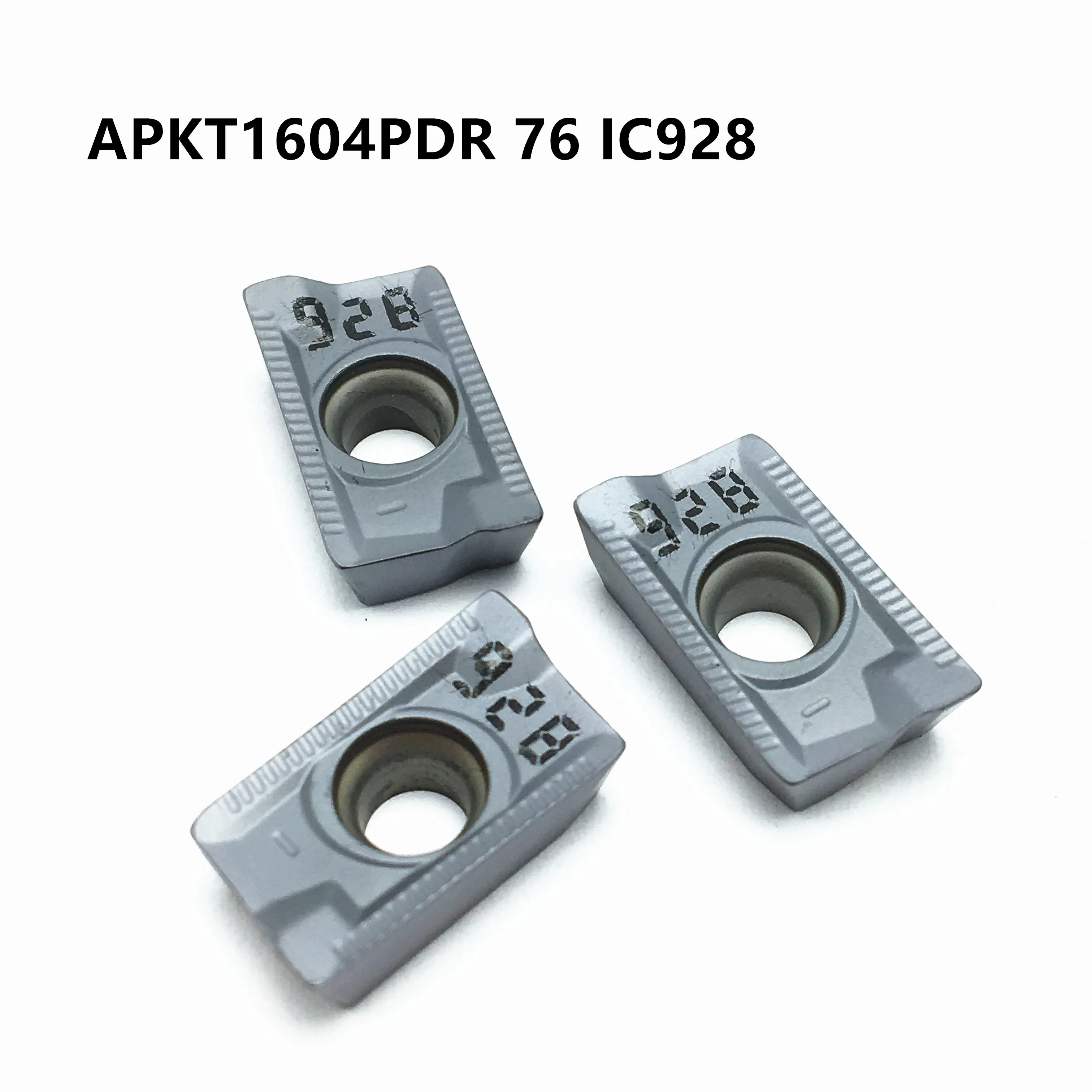 10 шт ISCAR APKT1604 гидрированных 76 IC928 Высокое качество точение APKT 1604 лезвие из карбида токарный инструмент проворачивания