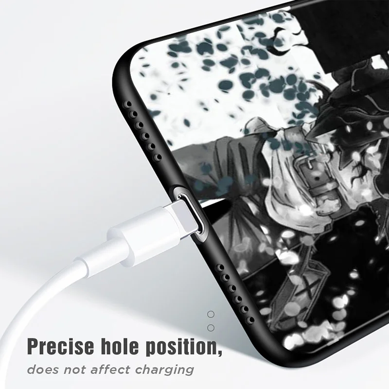 

Hot Anime Black Clover For Apple iPhone 12 Mini 11 XS Pro Max XR X 8 7 6 6S Plus 5 5S SE 2020 Black Phone Case