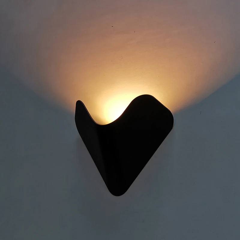

Nordic Wall Lamp 3W Led Aluminum Outdoor Ip65 White Black Modern sconce wandlamp for Home Stairs Bedroom Bedside Bathroom Light