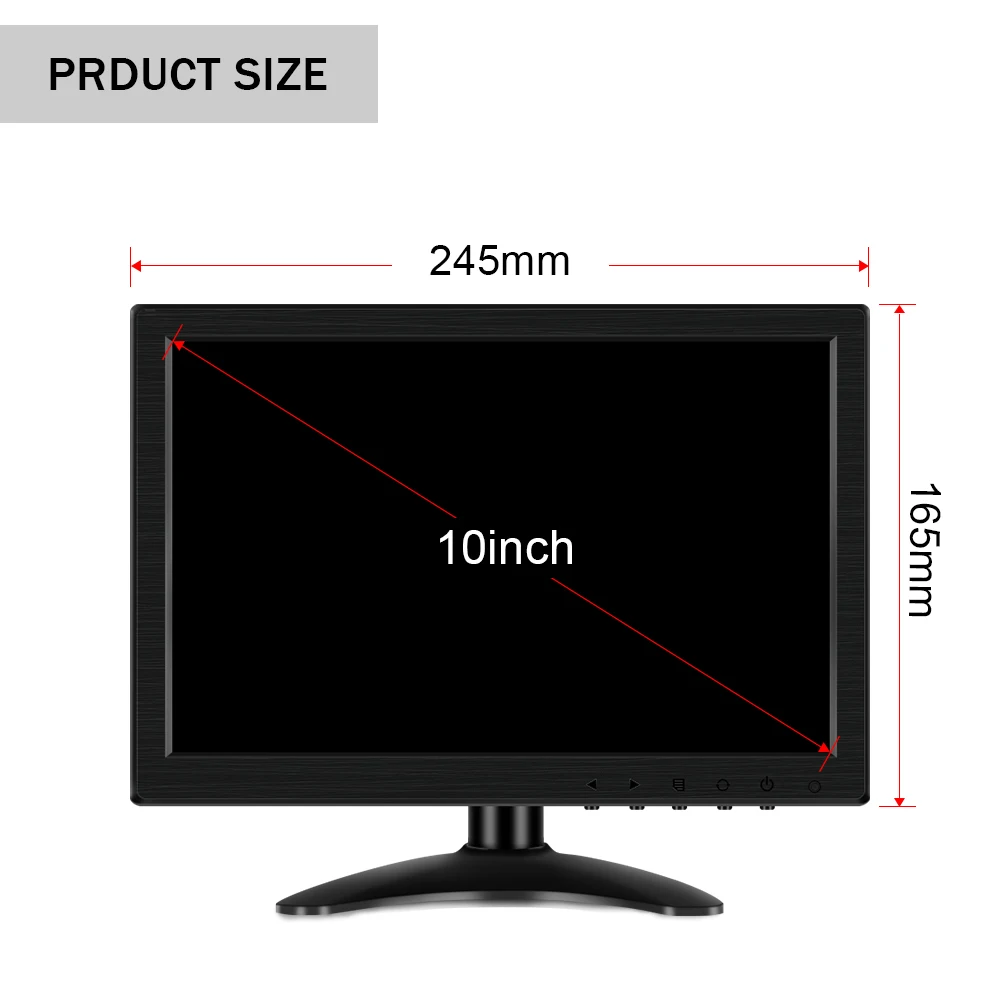 

10- HD - HDMI/VGA/AV/USB/SD DVD