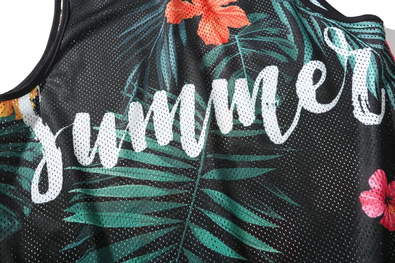 Мужская Летняя модная жилетка без рукавов в клетку с цветочным рисунком для