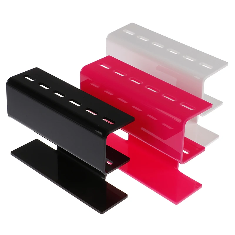 Акриловая стойка для хранения пинцетов и ресниц с 6 отверстиями инструменты