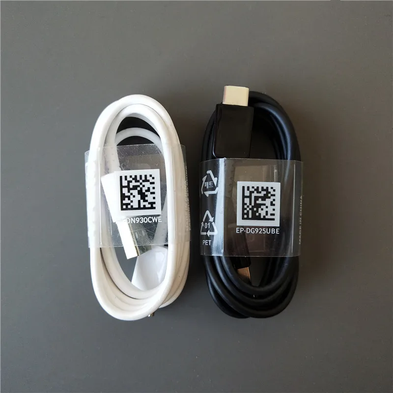 10 шт./лот 1 м USB Type C кабель для быстрой зарядки и синхронизации данных Samsung S10 S9 S8 Plus