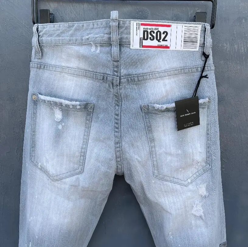 classic,Authentic DSQUARED2,Retro,Italian brand ,Women/Men Jeans,locomotive,Jogging jeans,DSQ056