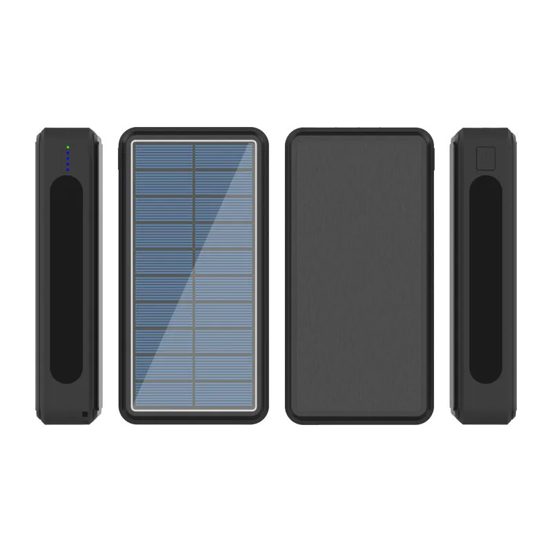 

Portable 4USB LED 80000mAh Wireless Solar Power Bank External Battery PoverBank Powerbank Mobile Phone Charger for